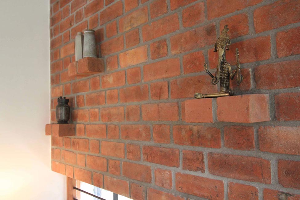 Mullicks Residence, brick detail