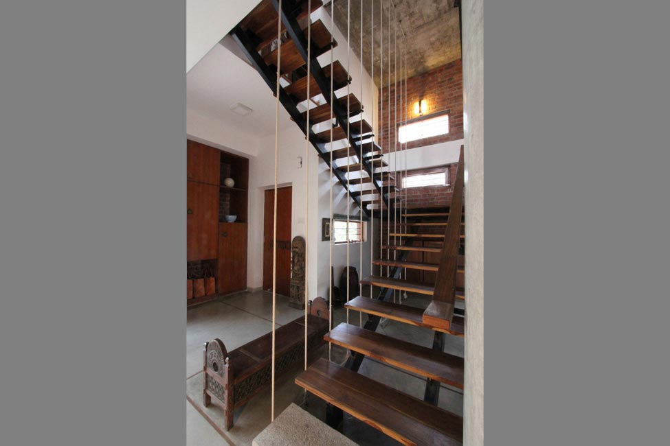 Mullicks Residence, staircase detail